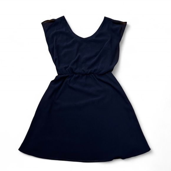 Outback Red Dresses & Skirts - Outback Red Blue A-Line Scoop Neck Mini Dress